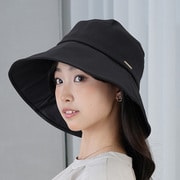 noa 遮光つば広ハット つば長L ブラック PARAHAT24SS01 parahat01
