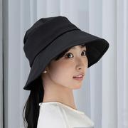 noa 遮光つば広ハット ノーマルFREE ブラック PARAHAT24SS01 parahat01