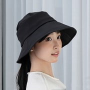noa 遮光つば広ハット ノーマルL ブラック PARAHAT24SS01 parahat01