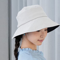 noa 遮光つば広ハット ノーマルL グレー PARAHAT24SS01 parahat01