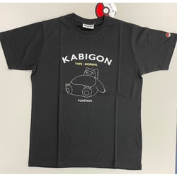 Z5532TQN9L [Tシャツ Lサイズ ポケットモンスター カビゴン ブラック]