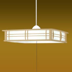 LED和風ペンダントライト 12畳用 プルスイッチ付き RV12995