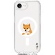 ABF27528i16E [iPhone 16e用 MagSafe対応 クリアケース しばたさん のぞき柴]