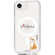 ABF27531i16E [iPhone 16e用 MagSafe対応 クリアケース しばたさん 散歩の気配]