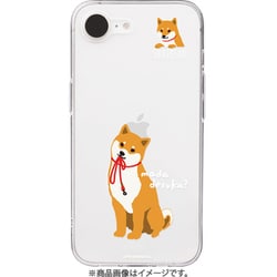 ABF27533i16E [iPhone 16e用 ソフトクリアケース しばたさん お散歩まだですか？]