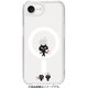 ABF27543i16E [iPhone 16e用 MagSafe対応 クリアケース ネコマンジュウ 渡り]