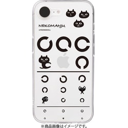 ABF27547i16E [iPhone 16e用 ソフトクリアケース ネコマンジュウ マンジュウアイズ]