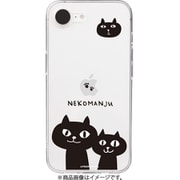 ABF27548i16E [iPhone 16e用 ソフトクリアケース ネコマンジュウ たまにはコンビで]