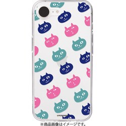 ABF27550i16E [iPhone 16e用 ソフトクリアケース ネコマンジュウ ネコマンジュウパターン]