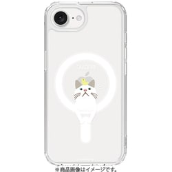 ABF27552i16E [iPhone 16e用 MagSafe対応 クリアケース ターチャン 仲良し]