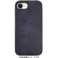 ABS27514i16E [iPhone 16e用 MARGOTイタリアンレザー MagSafe対応 バックカバー ネイビー]