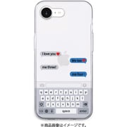 AK27562i16E [iPhone 16e用 ソフトクリアケース LOVEメッセージ]