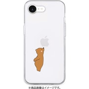 AK27566i16E [iPhone 16e用 ソフトクリアケース リンゴの香りを堪能 ベア]