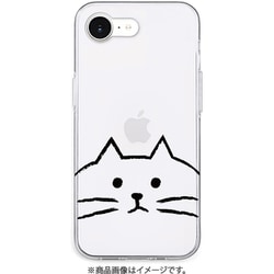 AK27567i16E [iPhone 16e用 ソフトクリアケース MYPET ネコ]