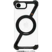 HR27577i16E [iPhone 16e用 360 RingStandバンパー アルミ・ブラック]