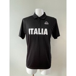 ITALIA 半袖ポロシャツ BK M 215-306
