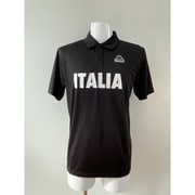 ITALIA 半袖ポロシャツ BK M 215-306