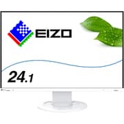 液晶ディスプレイ/24.1型/WUXGA(1920×1200)/IPSパネル/アンチグレア/HDMI×1 DP×1 DVI-D×1 D-Sub 15ピン×1/スピーカー内蔵/ホワイト FlexScan EV2410R-WT