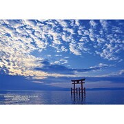 300-438 シリーズ・日本の都市82 滋賀県高島市「琵琶湖 白髭神社 湖中大鳥居」 [ジグソーパズル 300ピース]