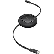 巻き取り式 USB-Cケーブル Free2Pull 100W 1.5m Cluster Black P10364500113-00