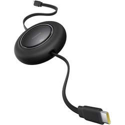 巻き取り式 USB-Cケーブル Free2Pull 100W 2m Cluster Black P10364500113-01