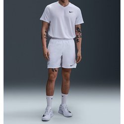 コート ビクトリー Dri-FIT 18cm メンズ テニス ショートパンツ ホワイト/ブラック（100） Mサイズ FD5381