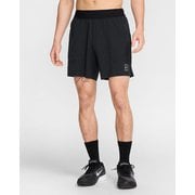 コート アドバンテージ Dri-FIT 15cm メンズ テニス ショートパンツ ブラック/ホワイト（010） Lサイズ FZ6914