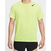 Dri-FIT ADV ショートスリーブ エアロスイフト メンズ ランニングウェア シャツ ライトレモンツイスト/ブラック(736) Lサイズ HJ3378