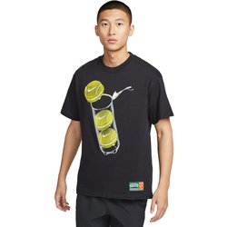 ナイキコート マックス90 メンズ テニス 半袖シャツ ブラック（010） Lサイズ HJ3469