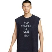 スリーブレスTシャツ メンズ フィットネス ノースリーブ ブラック(010) Mサイズ HJ3688