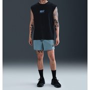 Dri-FIT ヘリテージ 13cm メンズ フィットネス ショートパンツ スモーキーブルー/ヘザー/ペールアイボリー/スモーキーブルー(006) Sサイズ HJ4090