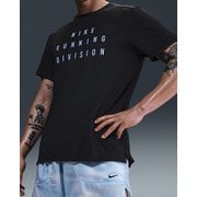 ランニング ディビジョン Dri-FIT ショートスリーブ メンズ ランニングウェア シャツ ブラック/ブラック/サイキックブルー(010) Lサイズ HJ4153