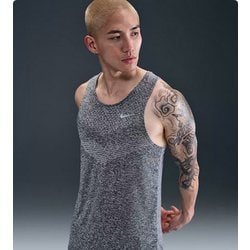 ストライド Dri-FIT ADV メンズ ランニングウェア シャツ サンダーブルー/ヘザー（437） XLサイズ HV5211