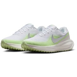 W REVOLUTION 8 レディース ランニングシューズ WHITE/MTLC SILVER-BARELY VOLT-VOLT-SAIL-BLACK（100） 24.5cm HJ8485