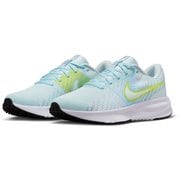 ウィメンズ RUN DEFY レディース ランニングシューズ GLACIER BLUE/LT LEMON TWIST-ROYAL PULSE-DUSTY CACTUS-BLACK-WHITE(400) 23.5cm HM9593