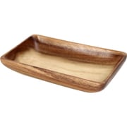 木製食器 アカシアレクタングルボウル XL ブラウン 30143