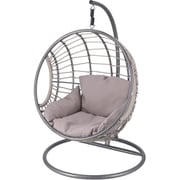 51739 [ペット用ハンギングチェア 半円 GY]