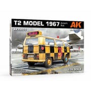 AK35033 1/35 1967 ワンボックスカー バスタイプ エアポートバス [組立式プラスチックモデル]