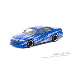 T64G-024-BL 1/64 VERTEX Toyota Mark II JZX100 Blue Metallic [ダイキャストミニカー]