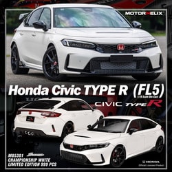 MOTOR HELIX 1/18 ホンダシビックtypeR(ホワイト) MOTORHELIX「ホンダシビックType R （FL5）CHAMPIONSHIP WHITE