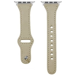 Apple Watch Series10（42mm）/Series 9 8 7（41mm）/SE/Series 6 5 4（40mm）/Series 3 2 1（38mm）用 バンド 本革 アプリコット NB-RAWL01AK