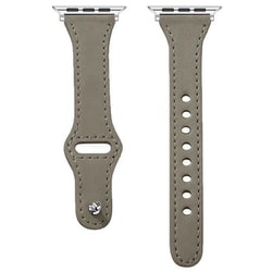 Apple Watch Series10（42mm）/Series 9 8 7（41mm）/SE/Series 6 5 4（40mm）/Series 3 2 1（38mm）用 バンド 本革 ライトグレー NB-RAWL01LG
