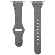 Apple Watch Series10(42mm)/Series 9 8 7(41mm)/SE/Series 6 5 4(40mm)/Series 3 2 1(38mm)用 バンド 本革 ダークグレー NB-RAWL01DG