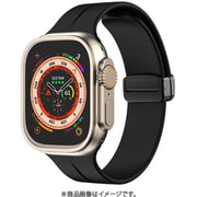 Apple Watch Series10(42mm)/Series 9 8 7(41mm)/SE/Series 6 5 4(40mm)/Series 3 2 1(38mm)用 バンド シリコン ブラック NB-RAWSI01BK