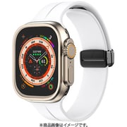 Apple Watch Series10(42mm)/Series 9 8 7(41mm)/SE/Series 6 5 4(40mm)/Series 3 2 1(38mm)用 バンド シリコン ホワイト NB-RAWSI01WH