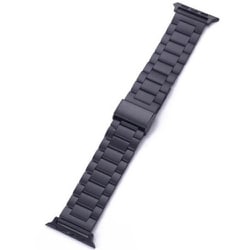 Apple Watch Ultra（49mm）/Series10（46mm）/9 8 7（45mm）/SE2/SE/Series 6 5 4（44mm）/3 2 1（42mm）用 バンド ステンレス ブラック NB-RAWST02BK