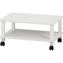 フィット マルチテーブル（キャスター付） 幅59.5×奥行39×高さ28.5cm オークホワイト 52266