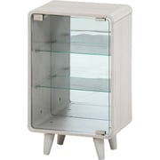コレクションシェルフ クレール ミドル 幅36×奥行26.5×高さ60cm ホワイトウォッシュ 52298