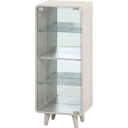 コレクションシェルフ クレール ハイ 幅36×奥行26.5×高さ89cm ホワイトウォッシュ 52300