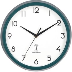 電波掛時計 カペラ Φ27cm グリーン（27267） 99289